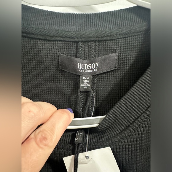 NWT HUDSON Women's Shoulder Pad Sleeveless T-Shirt - Picture 12 of 14